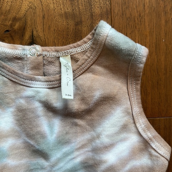 NWOT Rylee + Cru Cinch Tye Dye Rainbow Playsuit, Baby Romper 3-6 months - Picture 5 of 5